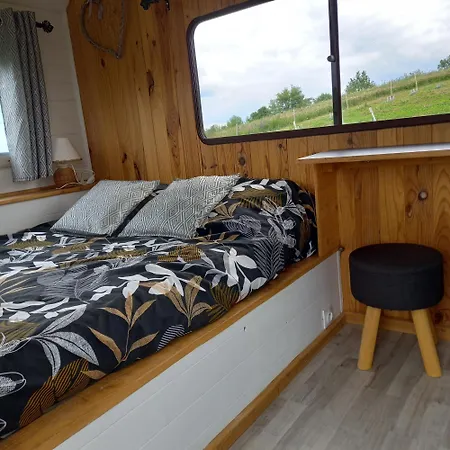 Camping Car Vintage Saint-Barthelemy-le-Plain Buitenkant foto
